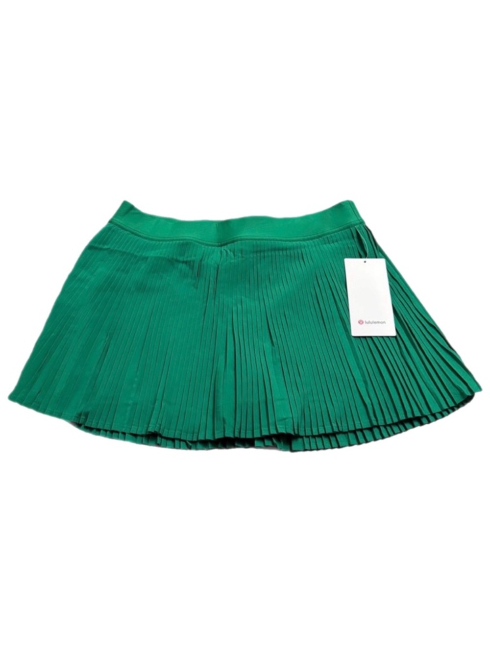 NWT Lululemon Varsity Pleated High-Rise Tennis Skirt 14” (Raceway Green) Size 12